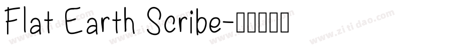 Flat Earth Scribe字体转换